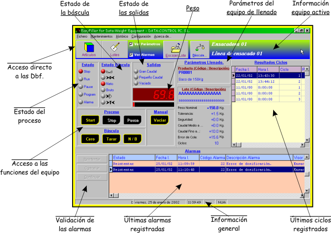 Programa gestion de llenados